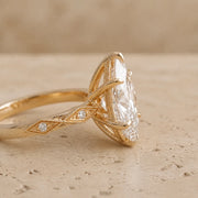 2.4 CT Marquise Lab-Grown Diamond Victorian-Inspired Engagement Ring