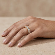 2.45 CTW Round Lab-Grown Diamond Prong-Set Full Eternity Band