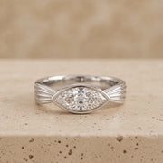 2 CT Marquise Lab-Grown Diamond Bezel-Set East-West Engagement Ring