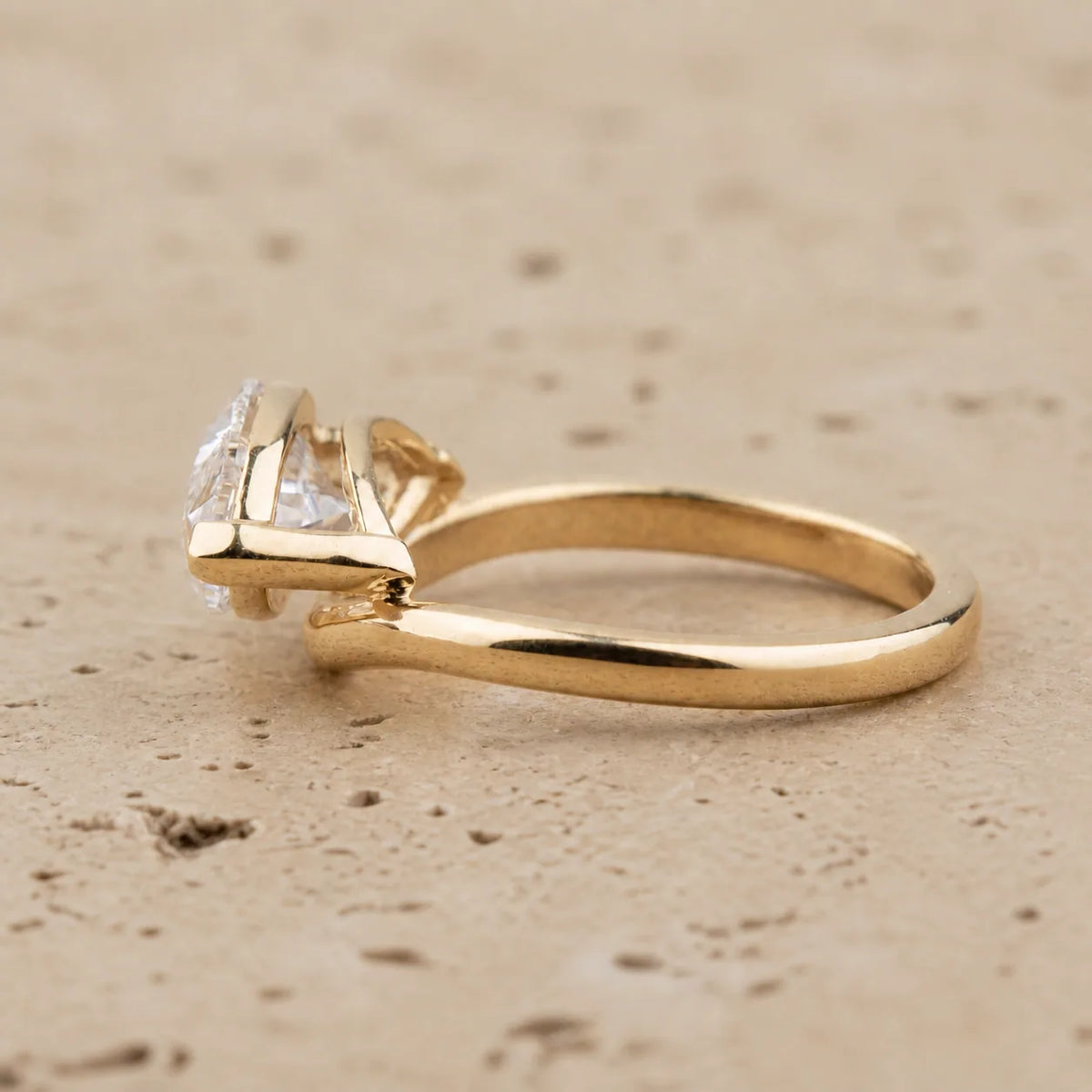 2 CT Marquise Lab-Grown Diamond East-West Engagement Ring