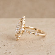 2 CT Marquise Lab-Grown Diamond Vintage-Inspired Engagement Ring