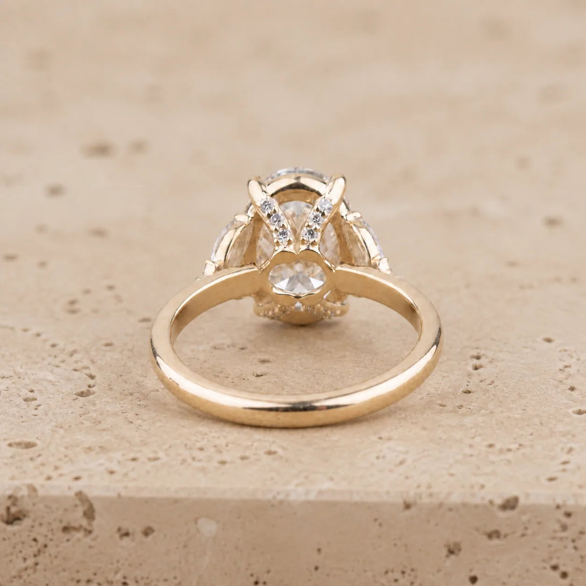 2 CT Oval Lab-Grown Diamond Engagement Ring