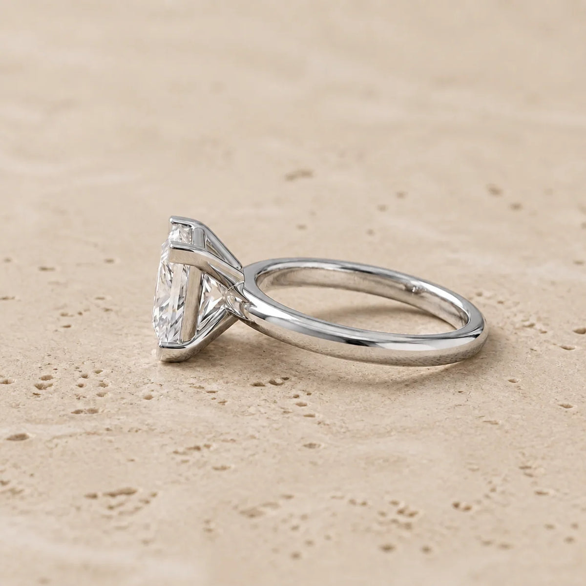 2 CT Princess Lab-Grown Diamond Engagement Ring