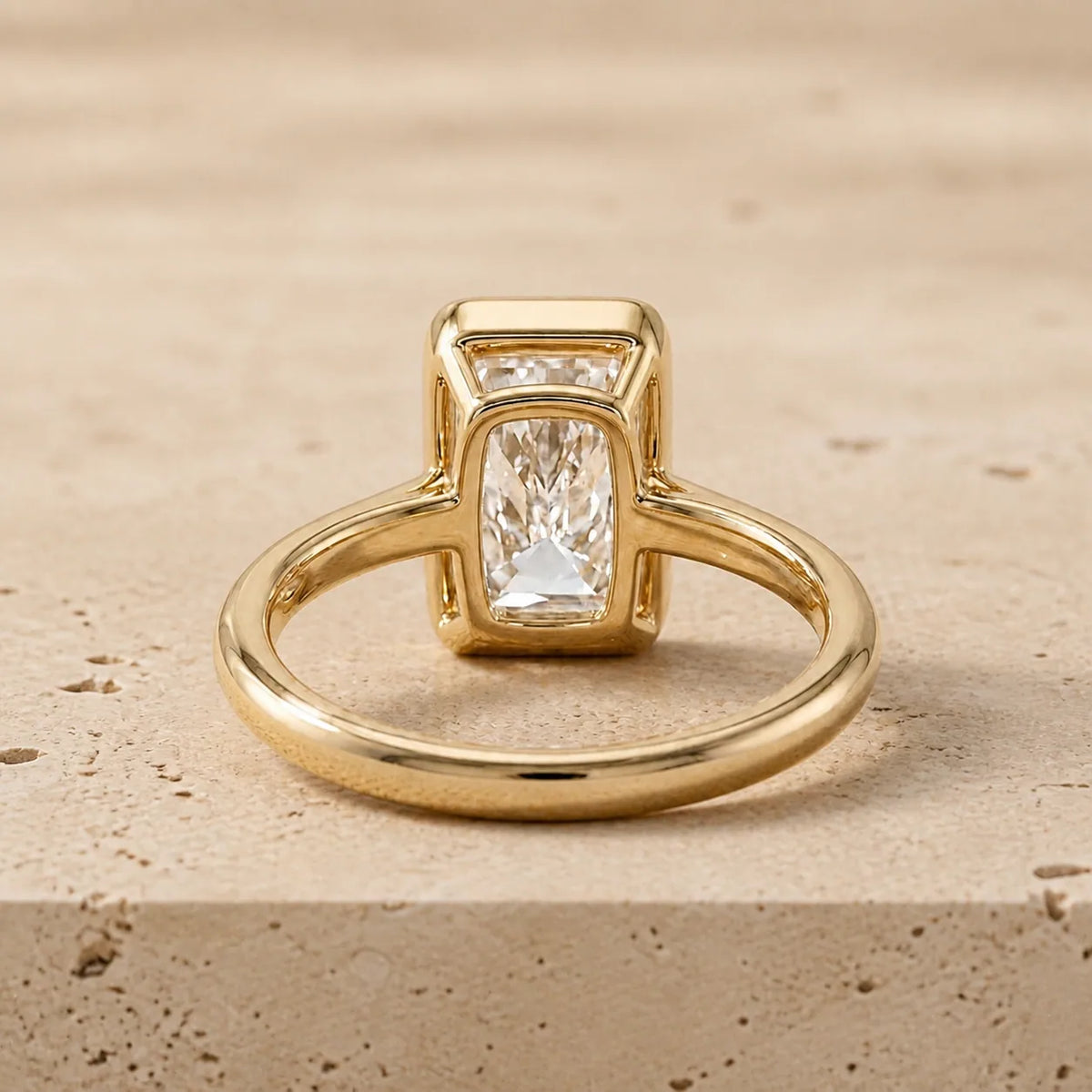 2 CT Radiant Lab-Grown Diamond Engagement Ring
