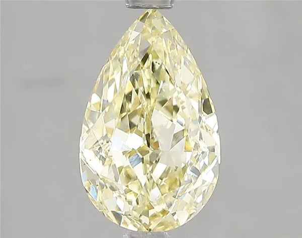 2.01ct Pear Lab Grown Diamond (Colour Fancy Yellow, Clarity VS1, IGI Certified)