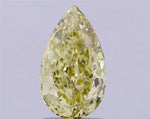 2.08ct Pear Lab Grown Diamond (Colour Fancy Yellow, Clarity VVS2, IGI Certified)