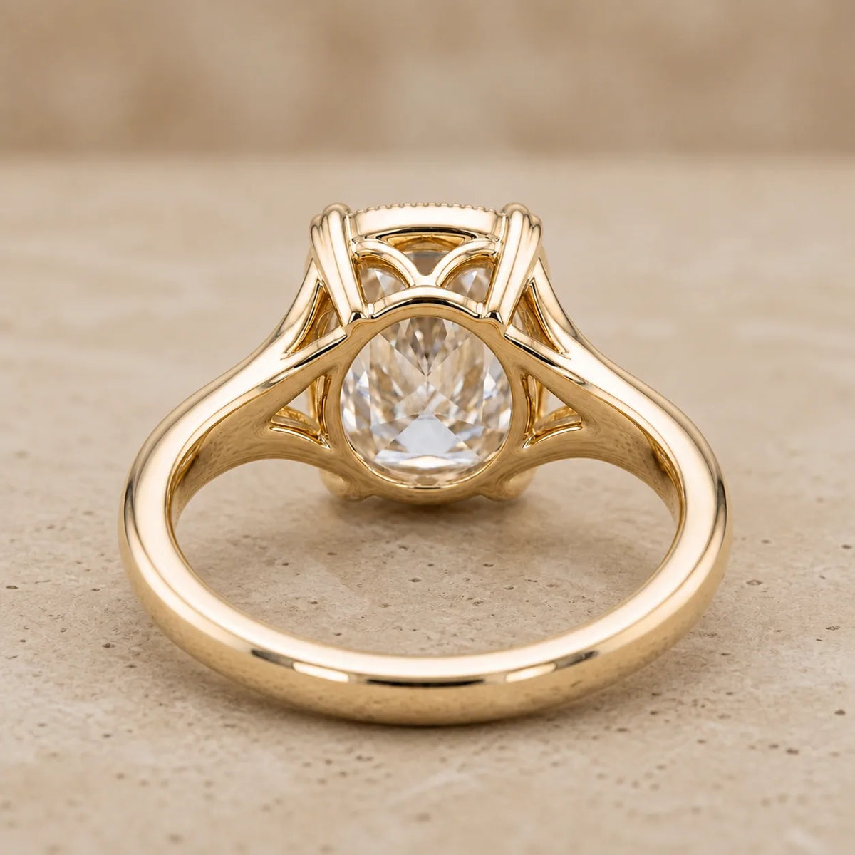 3.4 CT Old Mine Elongated Cushion Lab-Grown Diamond Art Deco Engagement Ring