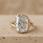 3 CT Cushion Lab-Grown Diamond Engagement Ring