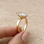 3 CT Marquise Lab-Grown Diamond Engagement Ring