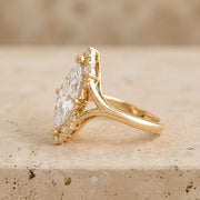 3 CT Marquise Lab-Grown Diamond Split-Shank Engagement Ring