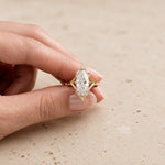3 CT Marquise Lab-Grown Diamond Split-Shank Engagement Ring