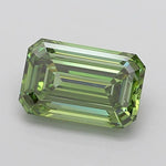 4.46ct Emerald Lab Grown Diamond (Colour Fancy Vivid Green, Clarity VVS2, IGI Certified)