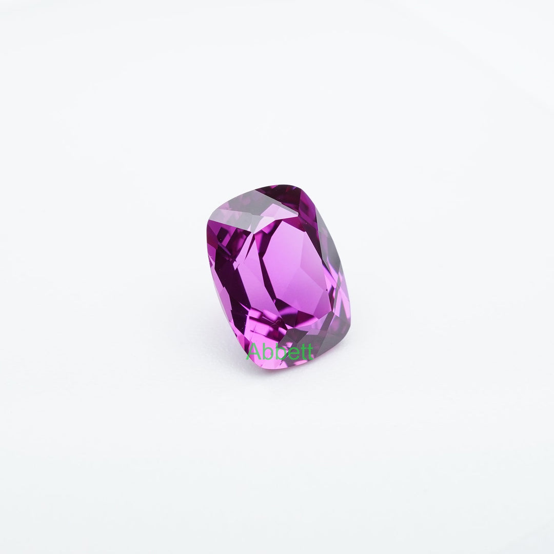 Antique cushion lab grown kunzite sapphire
