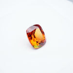 Load image into Gallery viewer, Antique cushion lab grown orange sapphire
