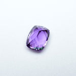 Load image into Gallery viewer, Antique cushion lab grown purple sapphire
