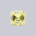 Load image into Gallery viewer, Asscher lab grown yellow diamond
