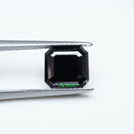 Load image into Gallery viewer, Asscher black moissanite
