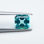 Load image into Gallery viewer, Asscher lab grown Paraiba YAG
