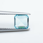 Load image into Gallery viewer, Asscher lab grown santa maria sapphire
