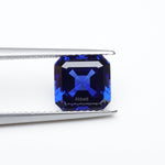 Load image into Gallery viewer, Asscher lab grown blue sapphire
