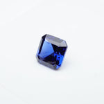 Load image into Gallery viewer, Asscher lab grown blue sapphire
