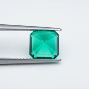 Asscher lab grown emerald