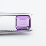 Load image into Gallery viewer, Asscher lab grown purple sapphire
