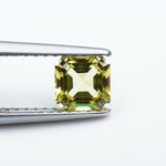 Load image into Gallery viewer, Asscher lab grown yellow sapphire
