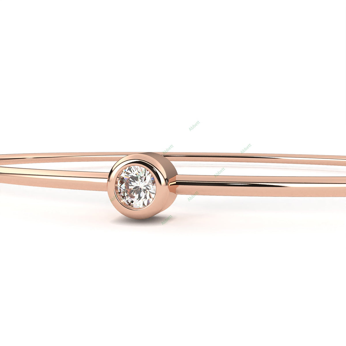 Bezel Bangle Bracelet BAFA1429