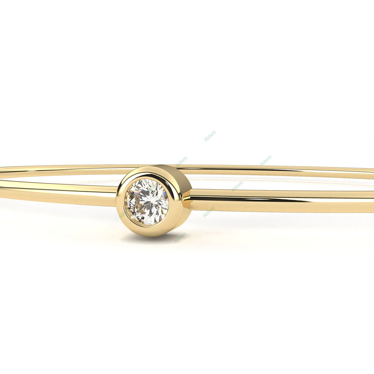 Bezel Bangle Bracelet BAFA1429