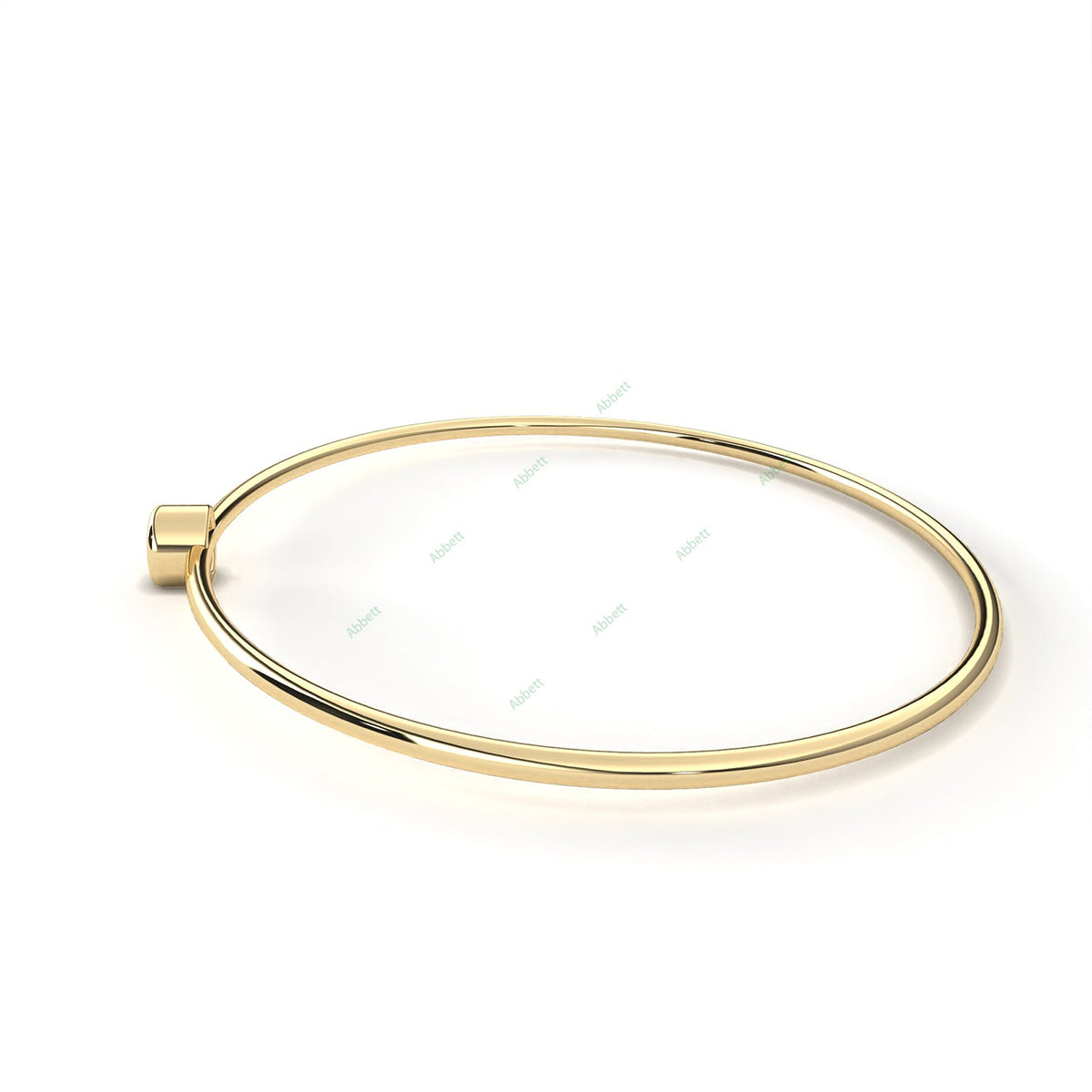 Bezel Bangle Bracelet BAFA1429