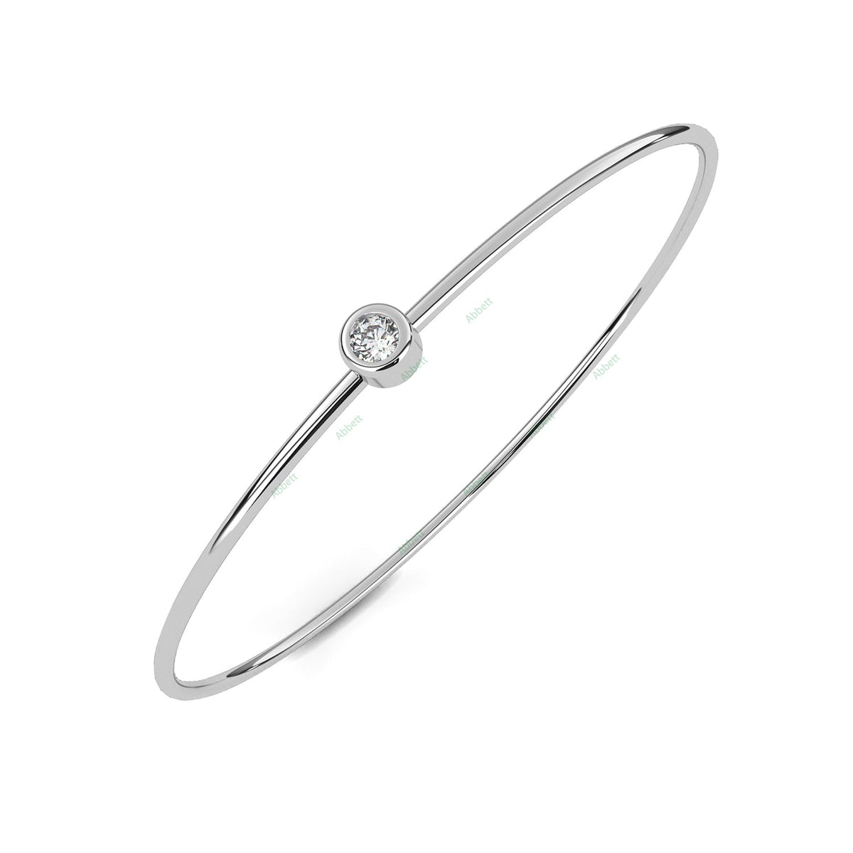 Bezel Bangle Bracelet BAFA1429