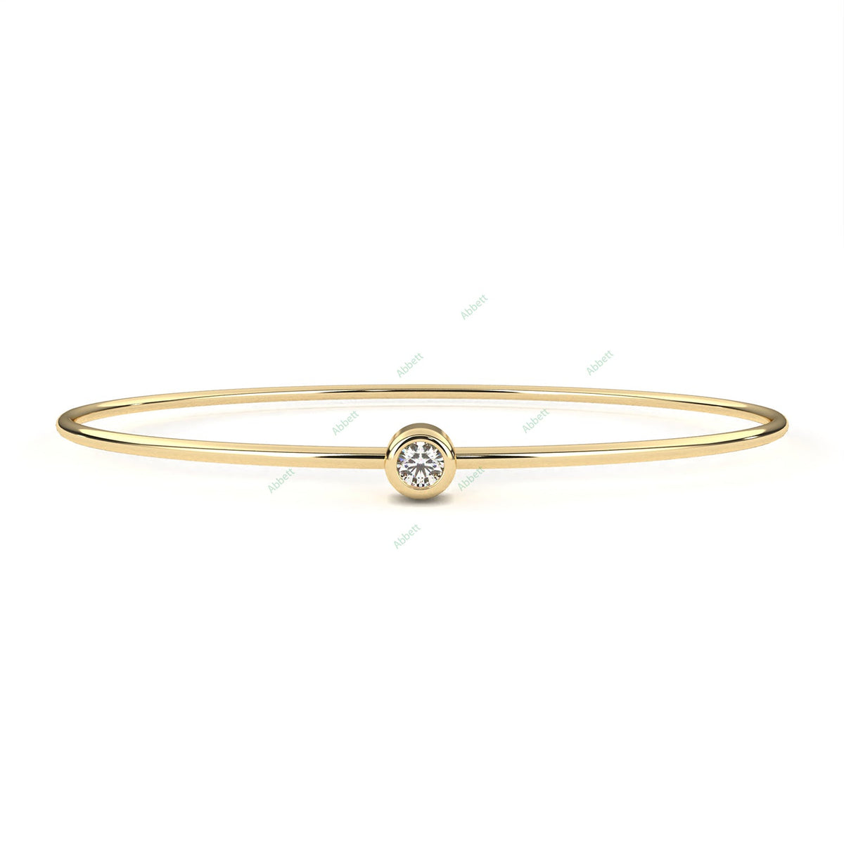 Bezel Bangle Bracelet BAFA1429