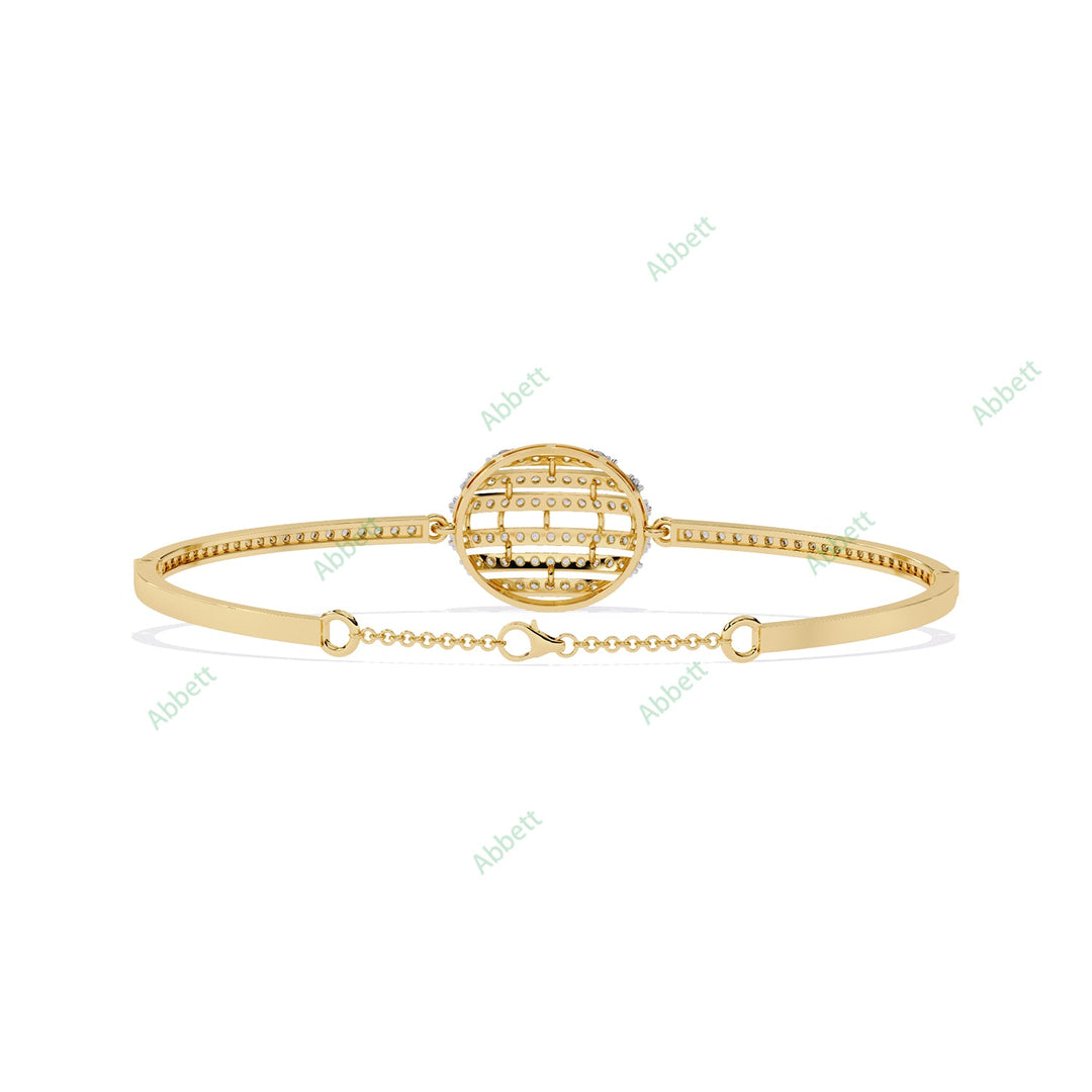 Round Fashion Bangles Bracelet BAFA1437
