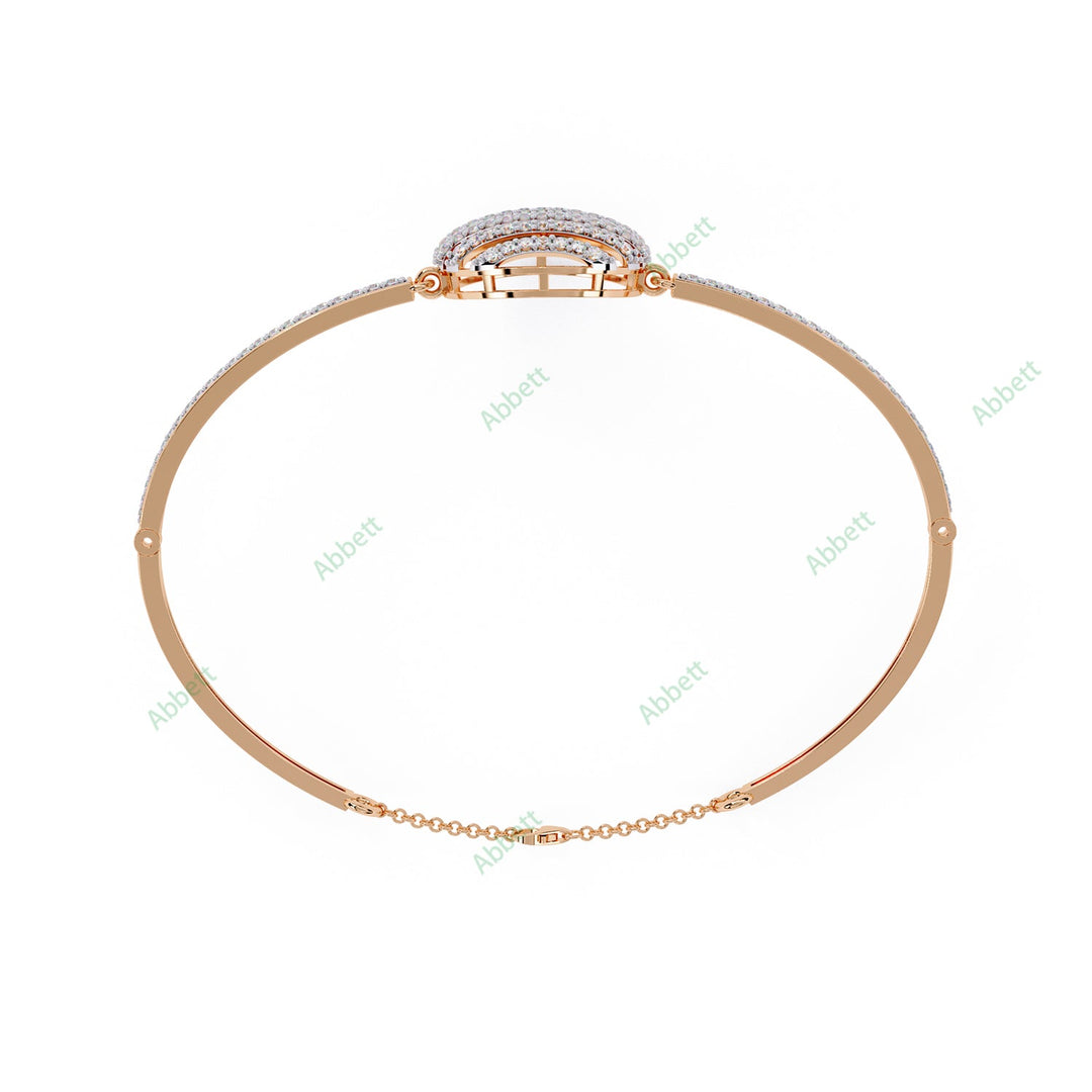Round Fashion Bangles Bracelet BAFA1437