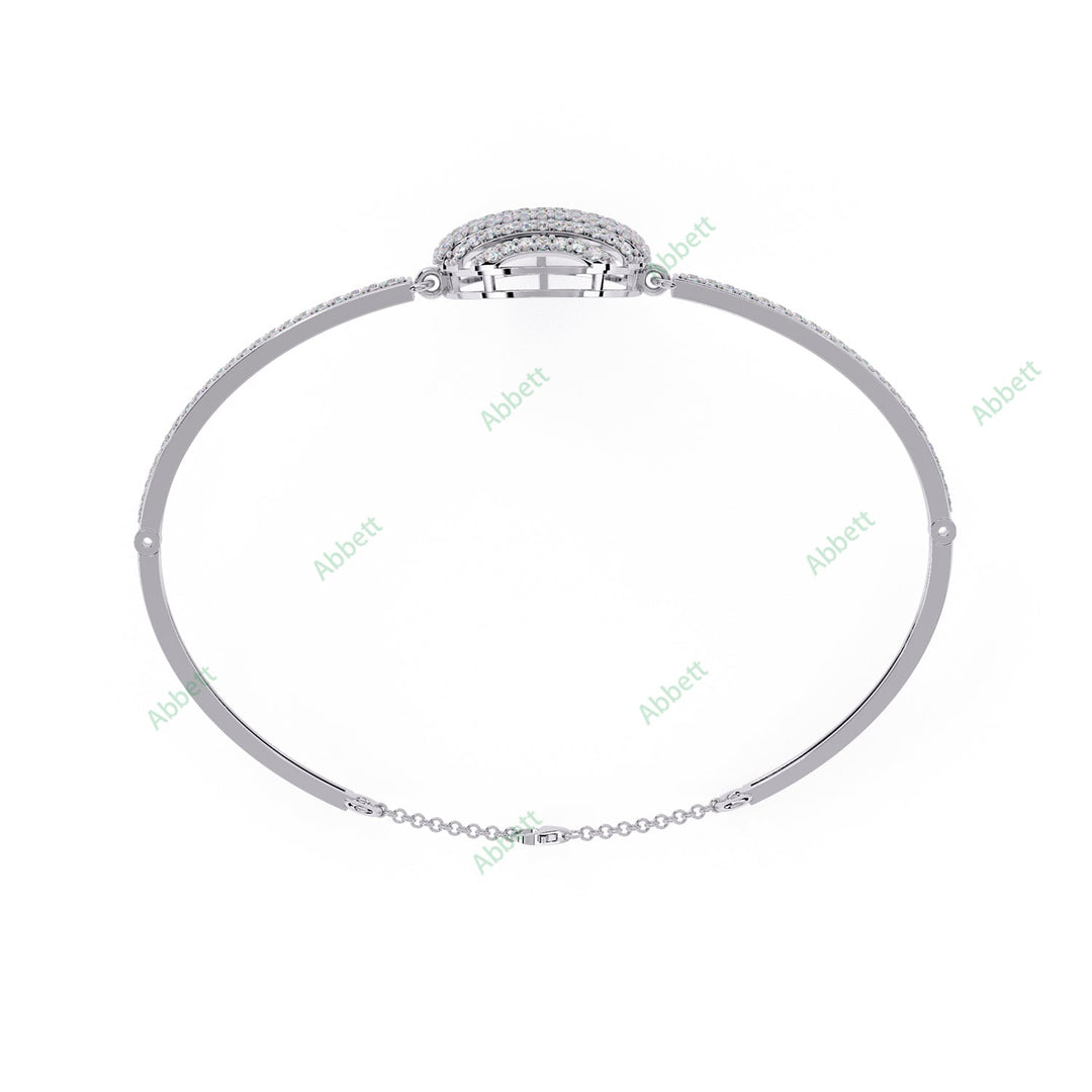 Round Fashion Bangles Bracelet BAFA1437