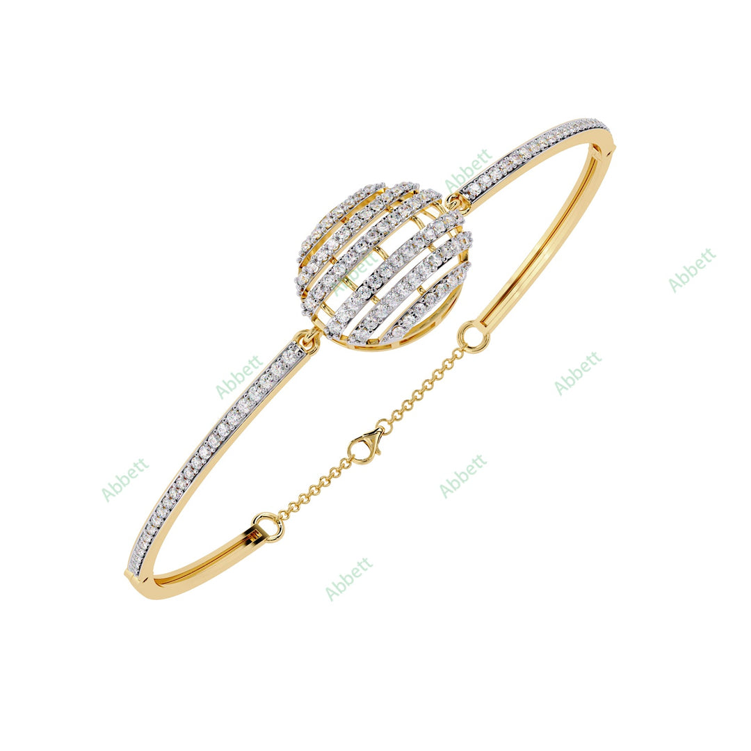 Round Fashion Bangles Bracelet BAFA1437