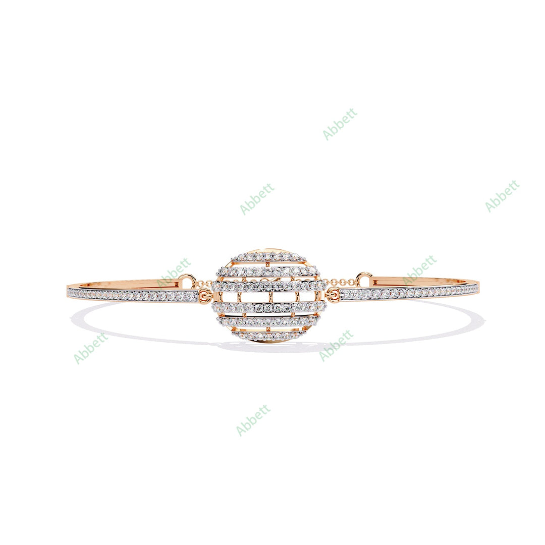 Round Fashion Bangles Bracelet BAFA1437