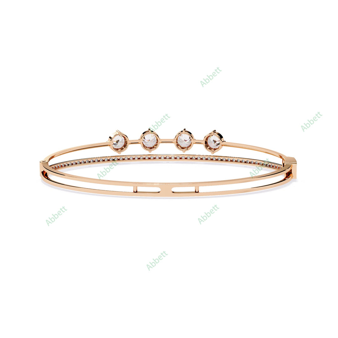 Round Fashion Bangles Bracelet BAFA1443
