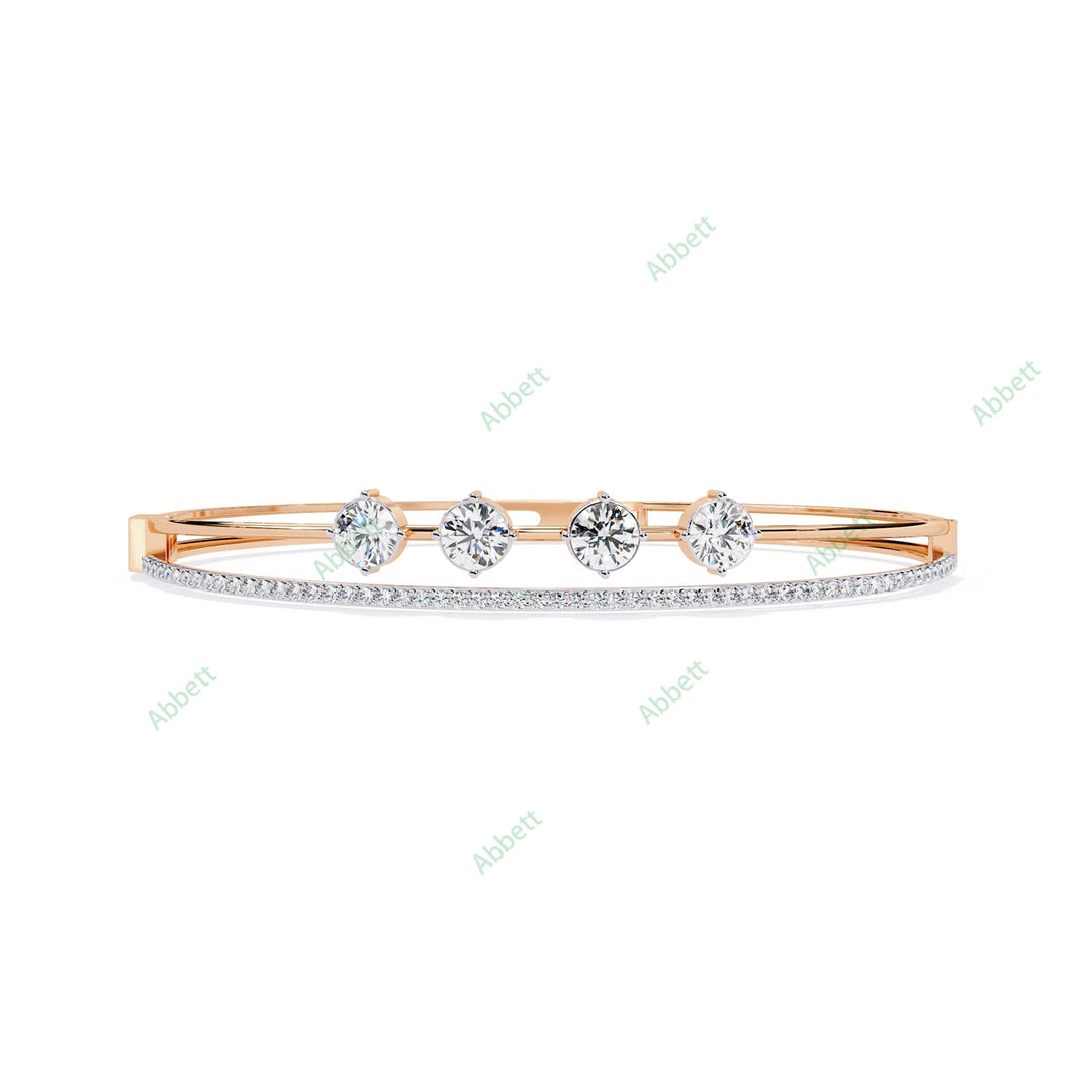 Round Fashion Bangles Bracelet BAFA1443