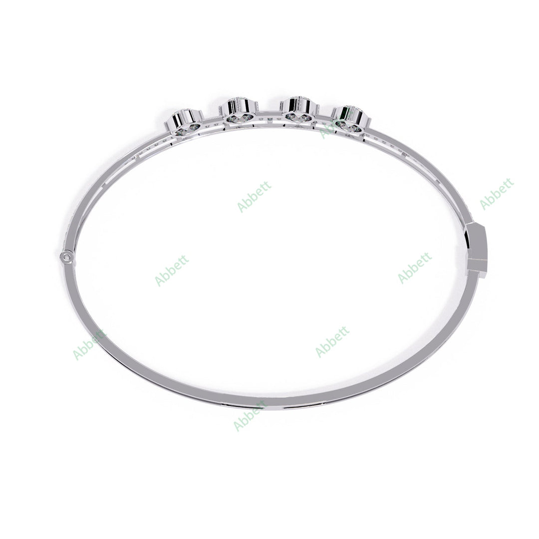 Round Fashion Bangles Bracelet BAFA1443