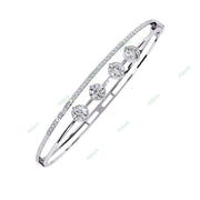 Round Fashion Bangles Bracelet BAFA1443