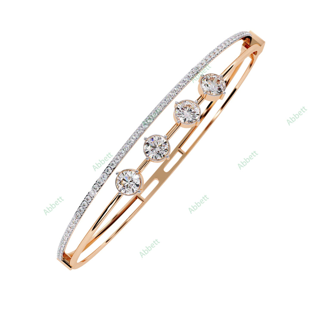 Round Fashion Bangles Bracelet BAFA1443