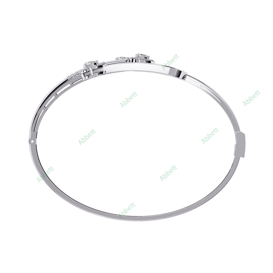 Round Fashion Bangles Bracelet BAFA1459