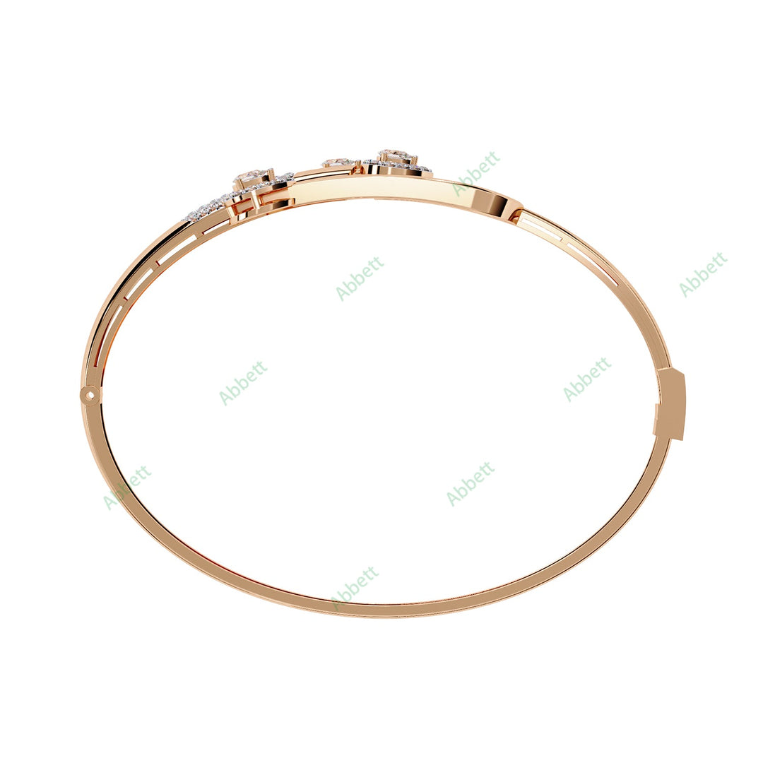 Round Fashion Bangles Bracelet BAFA1459