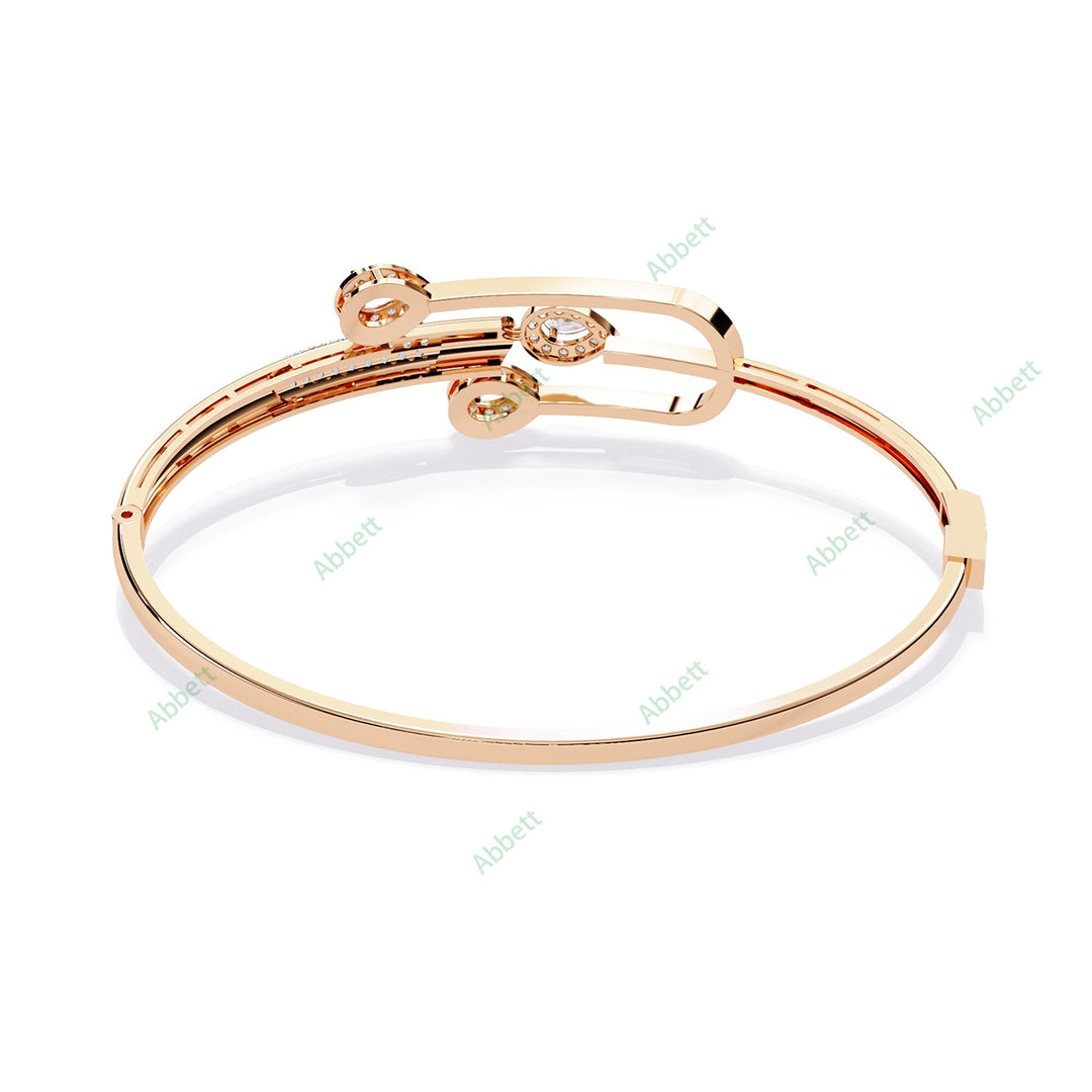 Round Fashion Bangles Bracelet BAFA1459