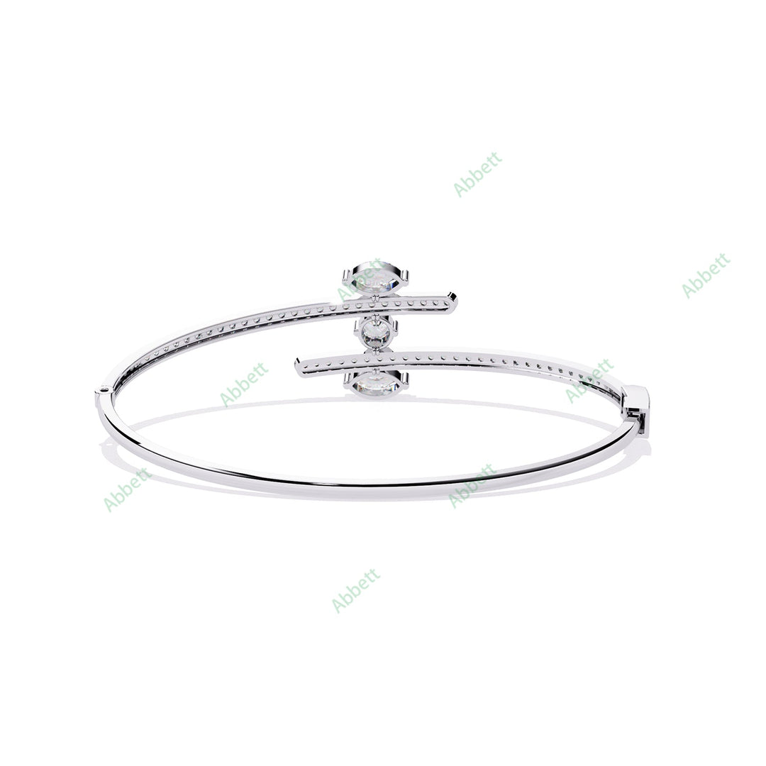 Round Fashion Bangles Bracelet BAFA1464