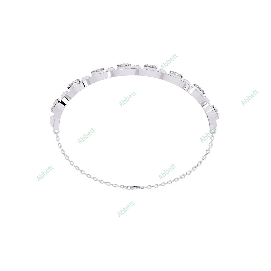 Round Fashion Bangles Bracelet BAFA1465
