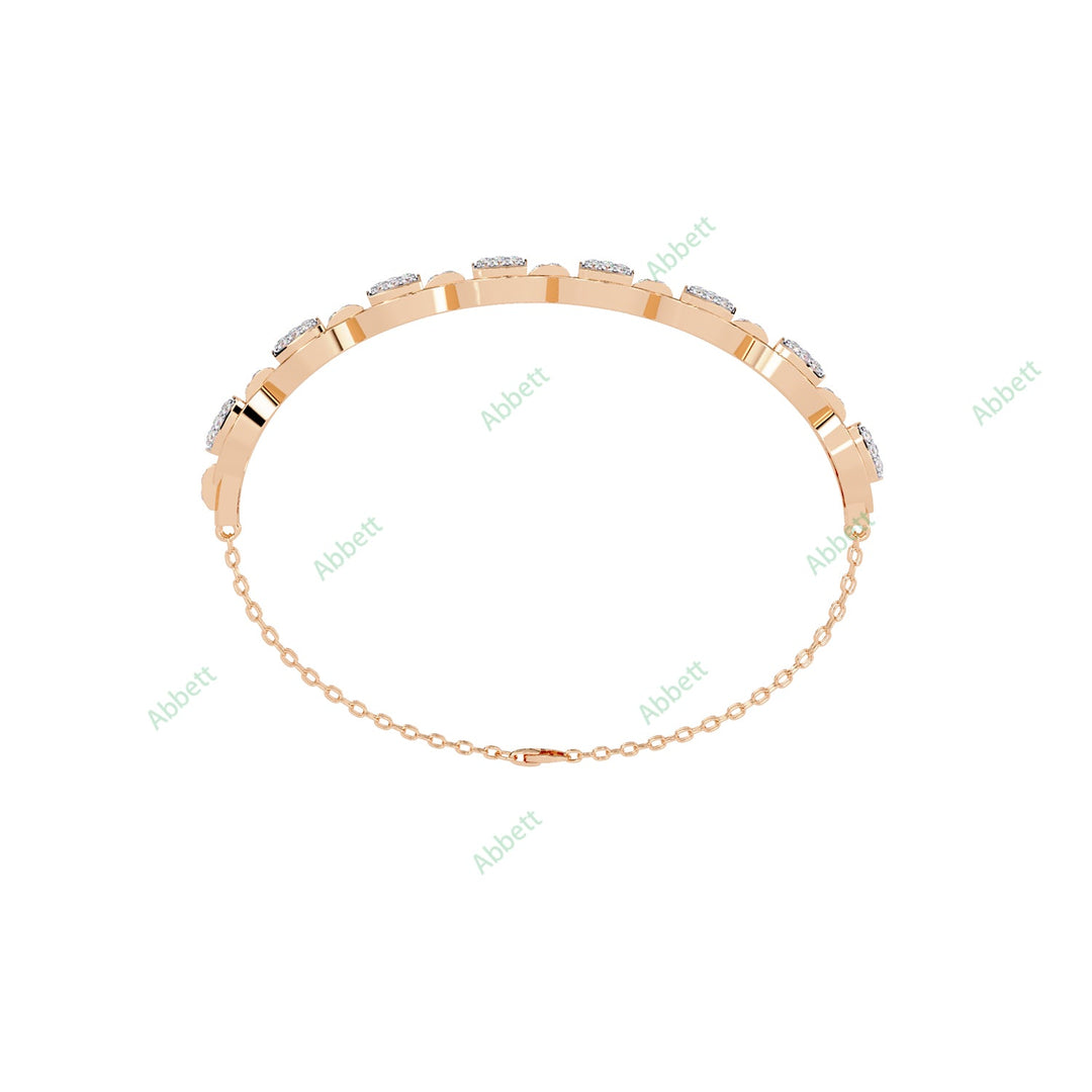 Round Fashion Bangles Bracelet BAFA1465