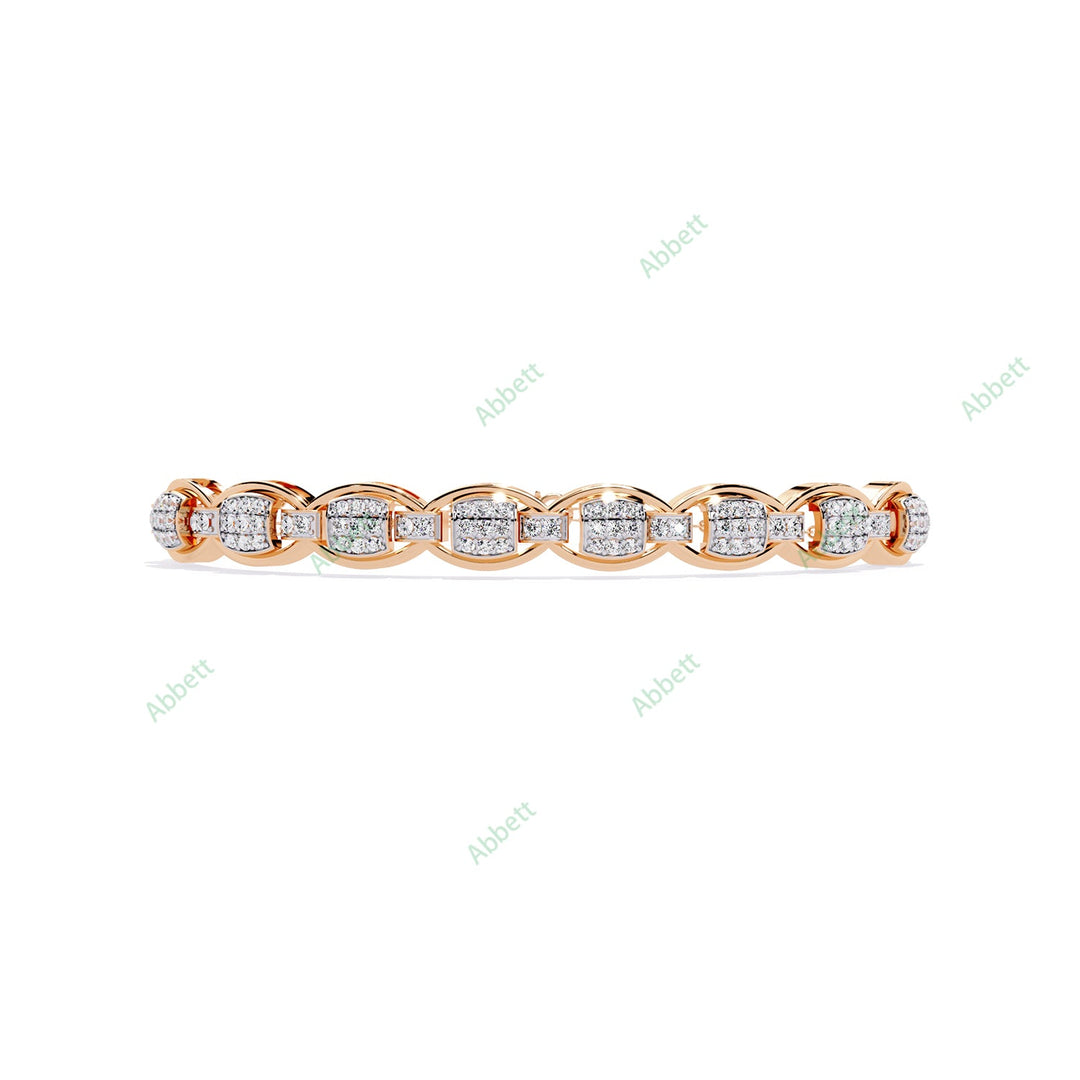Round Fashion Bangles Bracelet BAFA1465